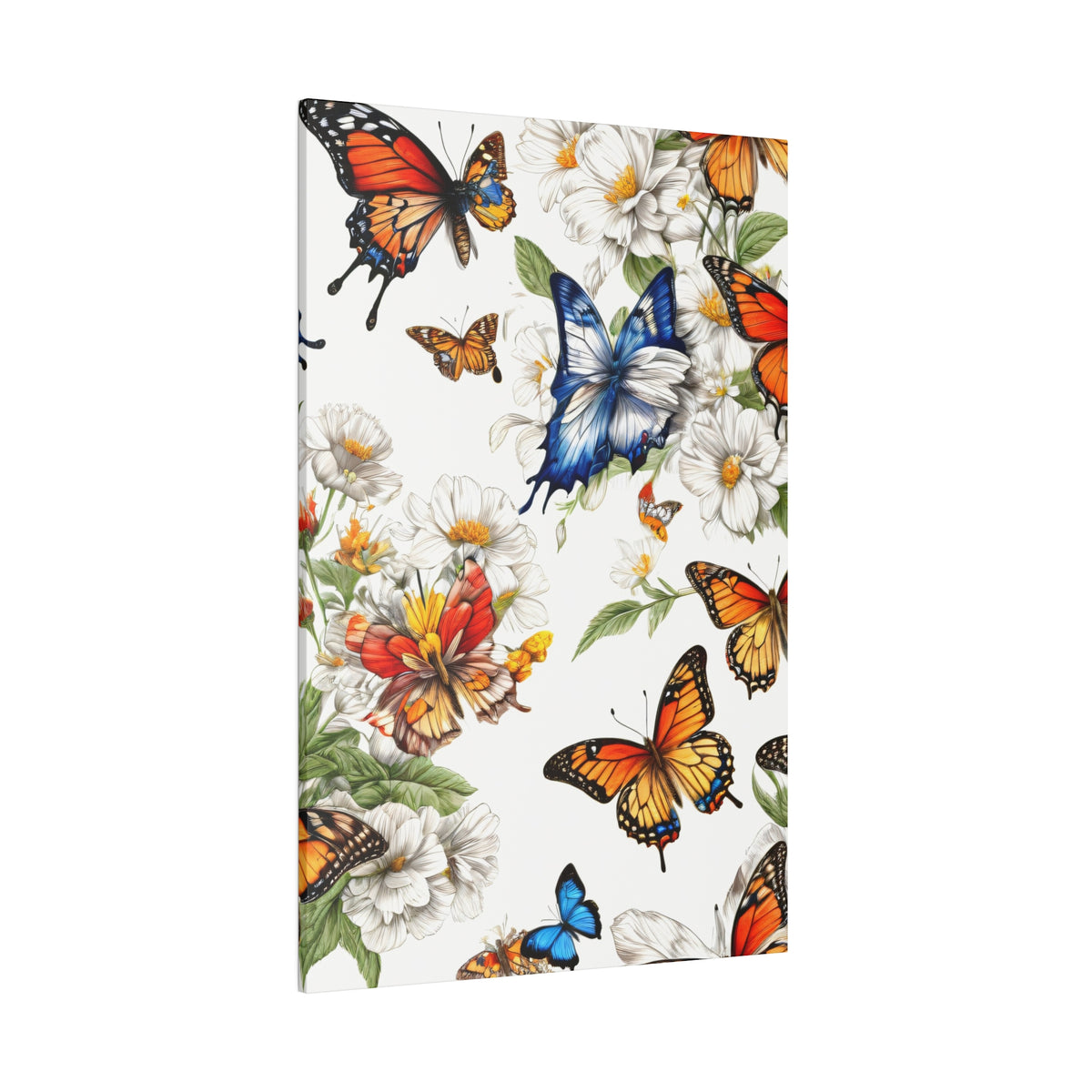 Toile mate Butterfly Prairie, tendue, 0,75"