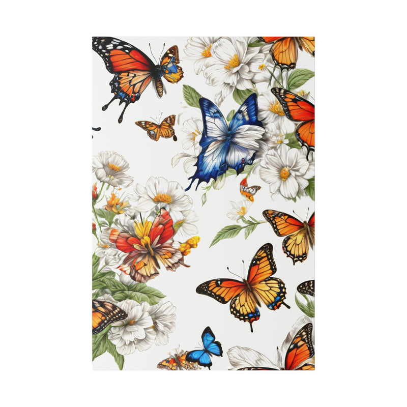 Butterfly Prairie Matte Canvas, Stretched, 0.75"