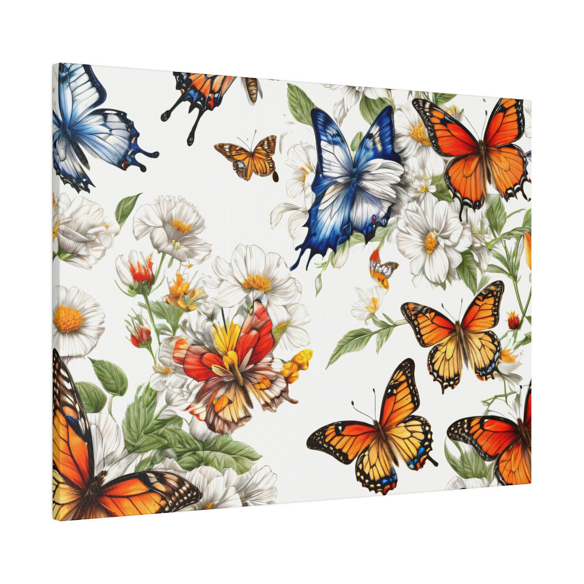 Toile mate Butterfly Prairie, tendue, 0,75"