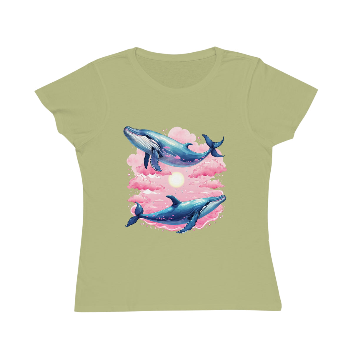 Whale Couple Organic Cotton Classic T-Shirt