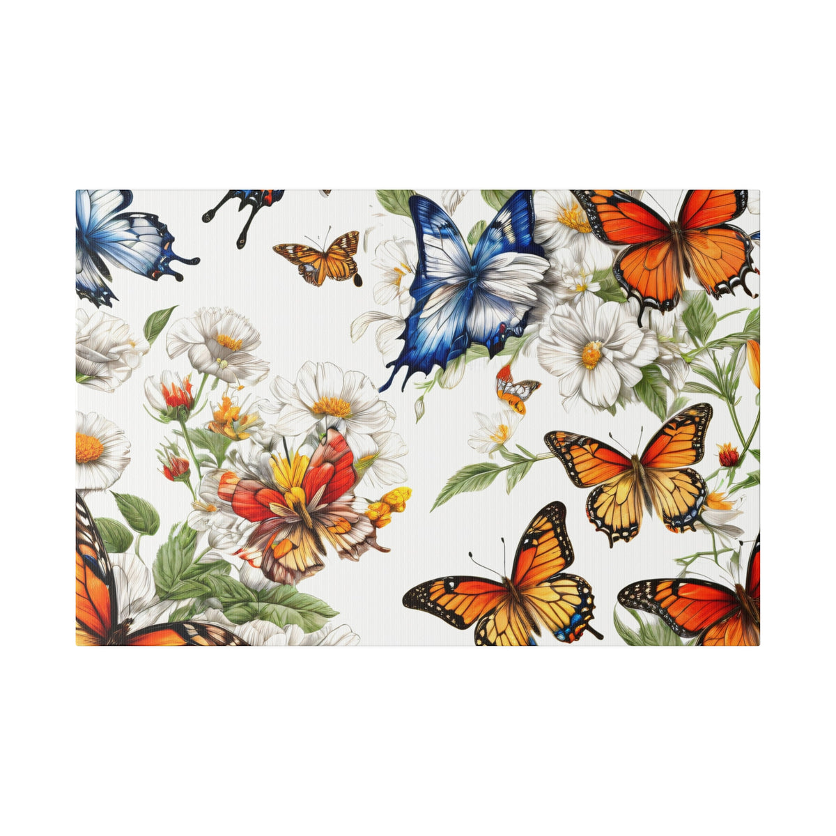 Butterfly Prairie Matte Canvas, Stretched, 0.75"