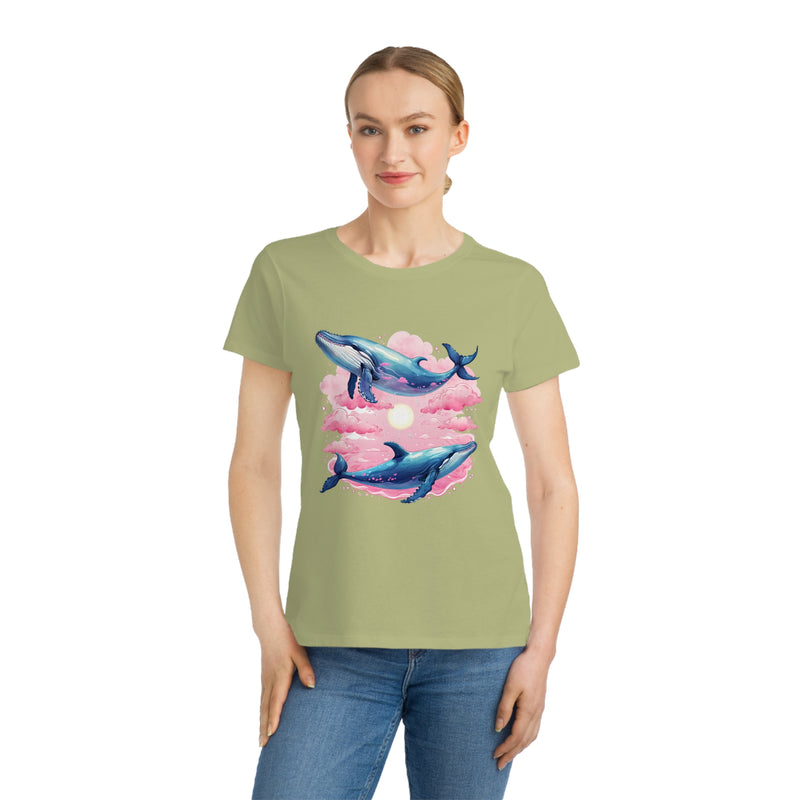 Whale Couple Organic Cotton Classic T-Shirt