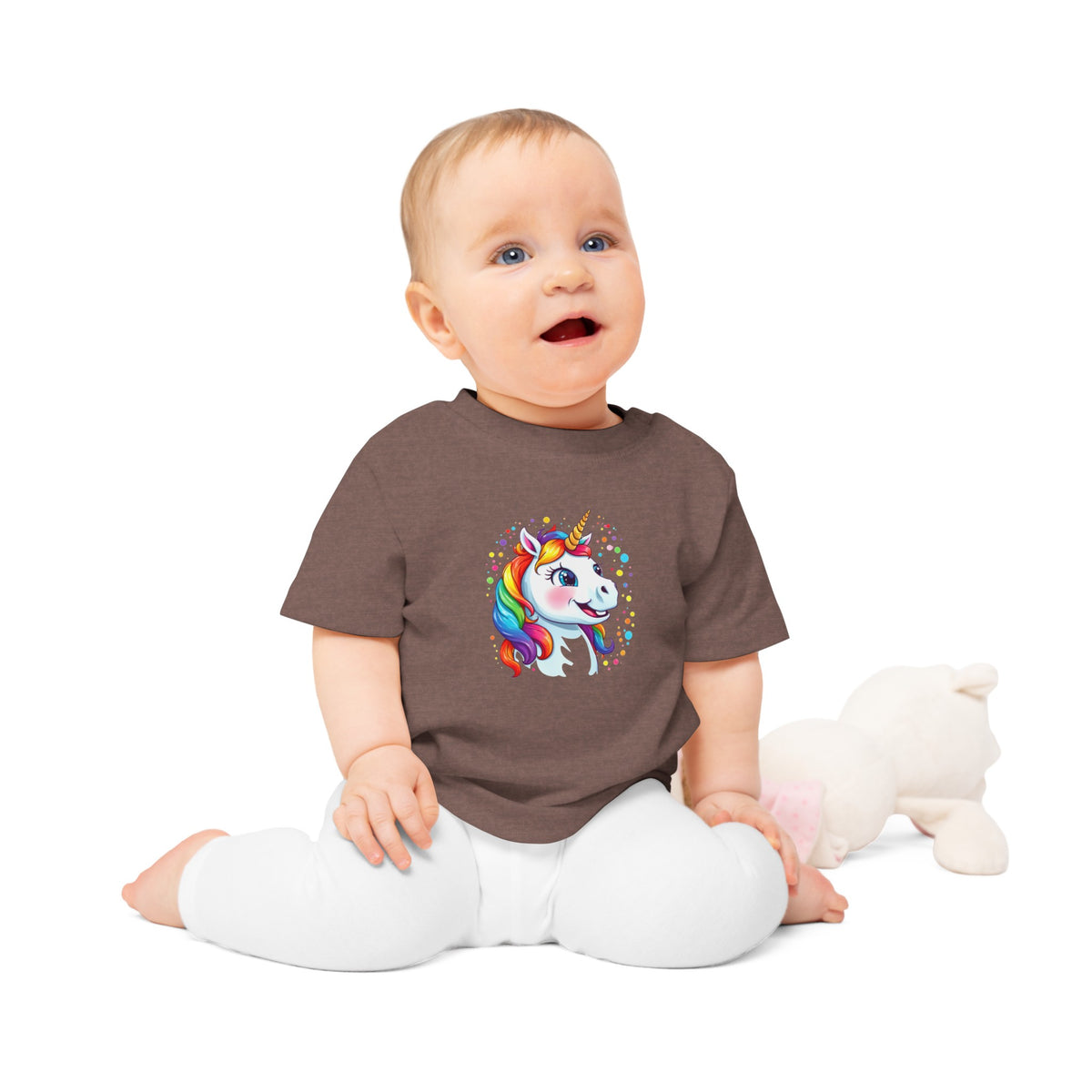 T-shirt Bébé Licorne en coton biologique