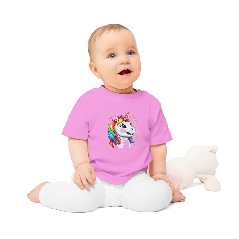 T-shirt Bébé Licorne en coton biologique