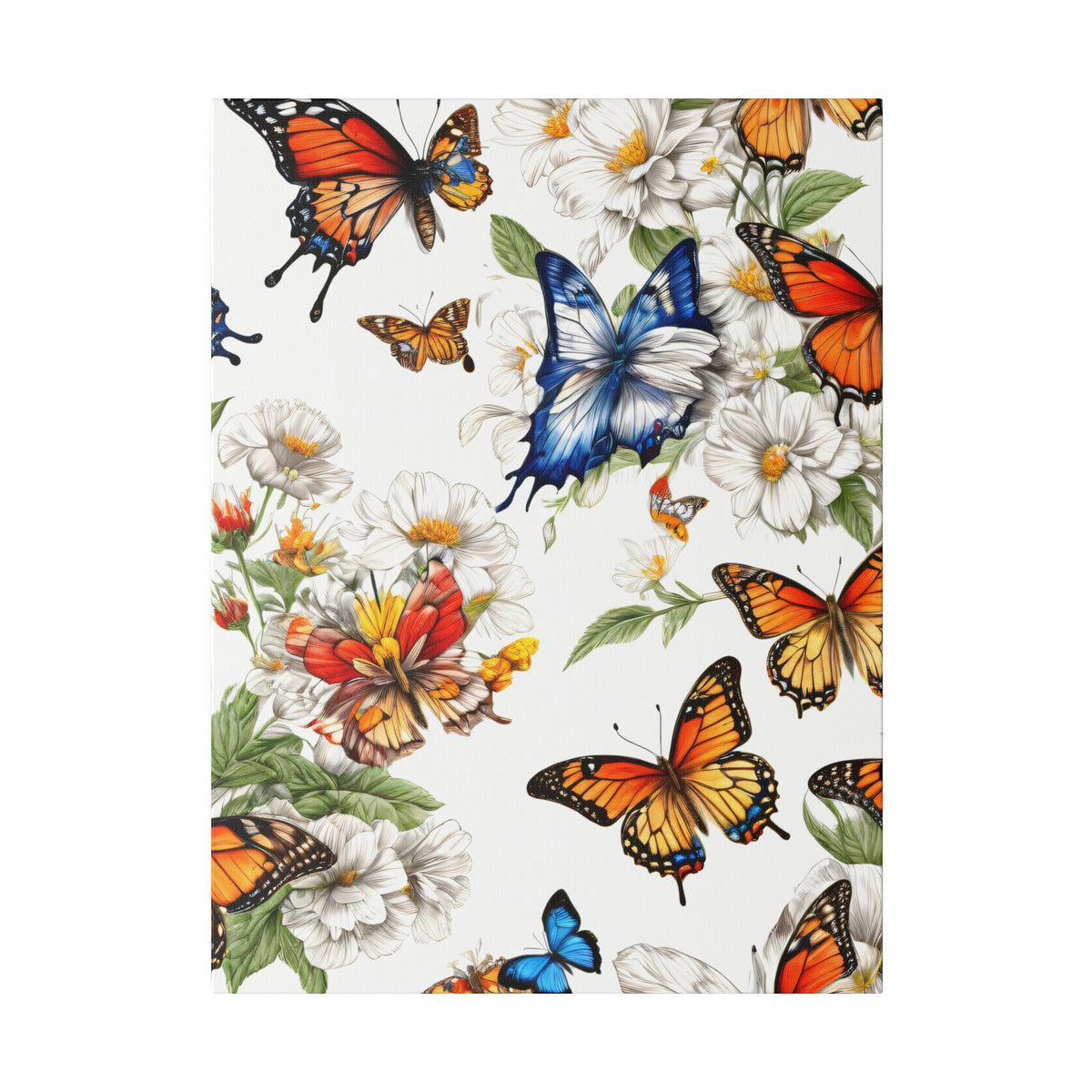 Butterfly Prairie Matte Canvas, Stretched, 0.75"