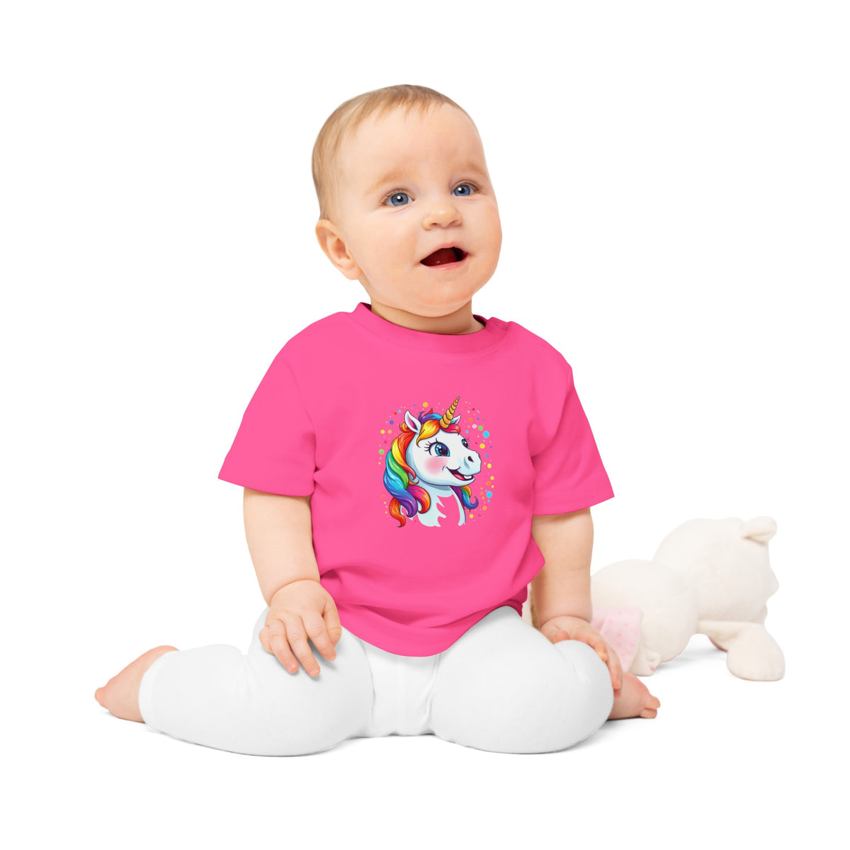 T-shirt Bébé Licorne en coton biologique