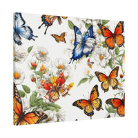 Toile mate Butterfly Prairie, tendue, 0,75"