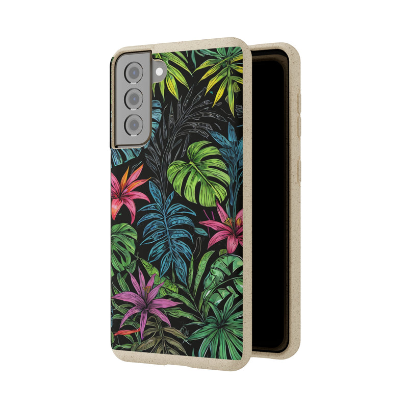 Étui de téléphone biodégradable de forêt tropicale