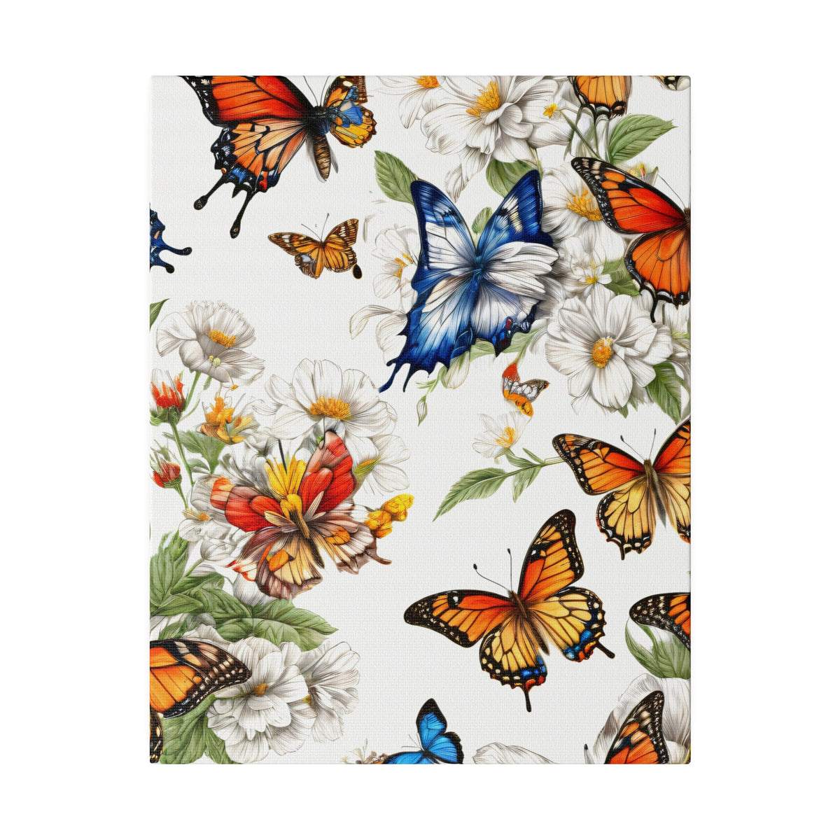 Toile mate Butterfly Prairie, tendue, 0,75"