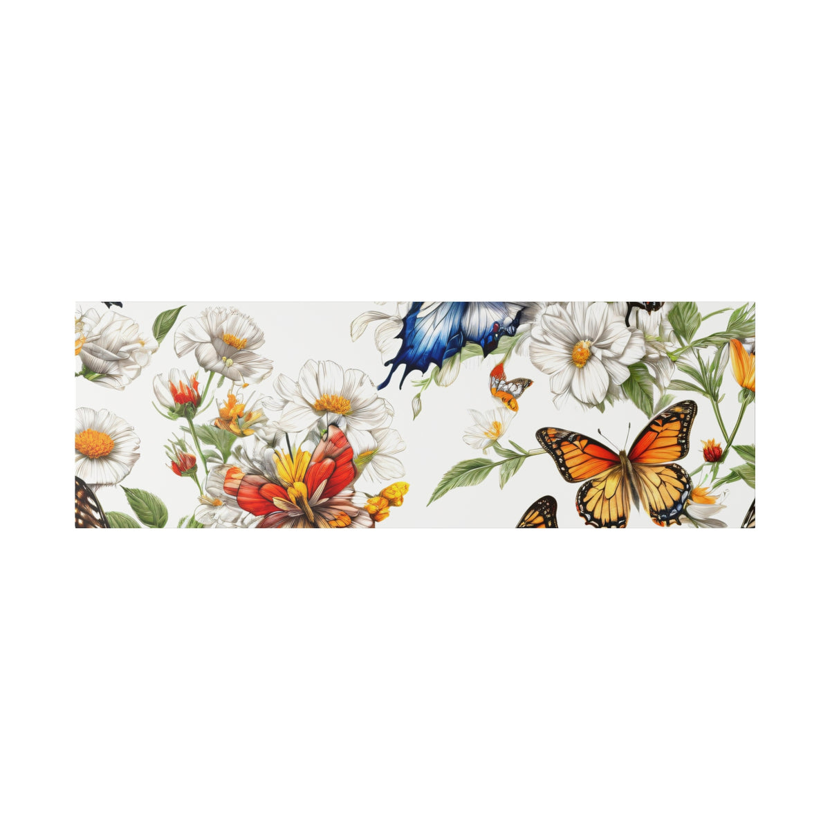 Toile mate Butterfly Prairie, tendue, 0,75"