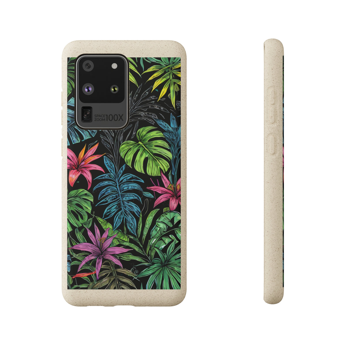 Étui de téléphone biodégradable de forêt tropicale