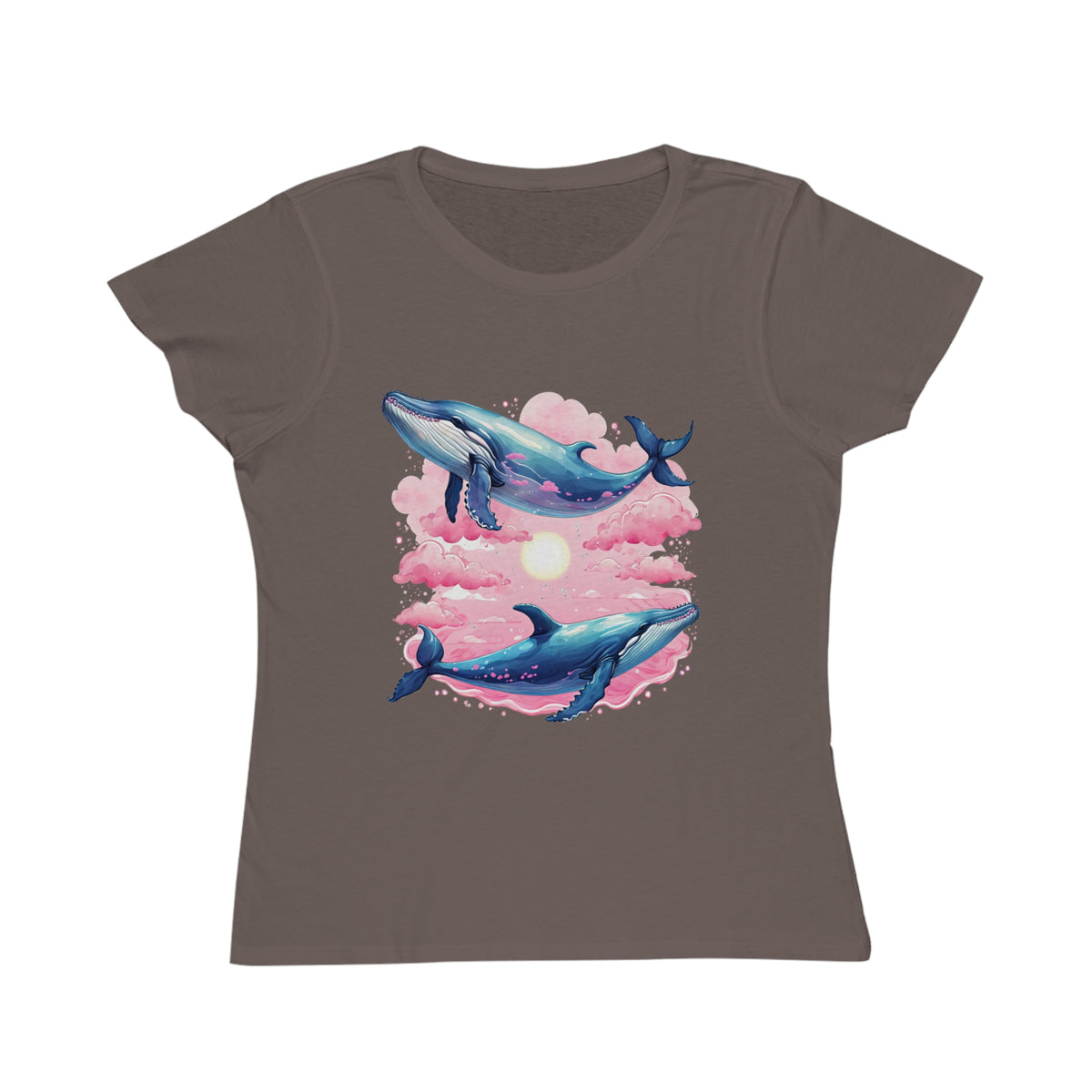 Whale Couple Organic Cotton Classic T-Shirt