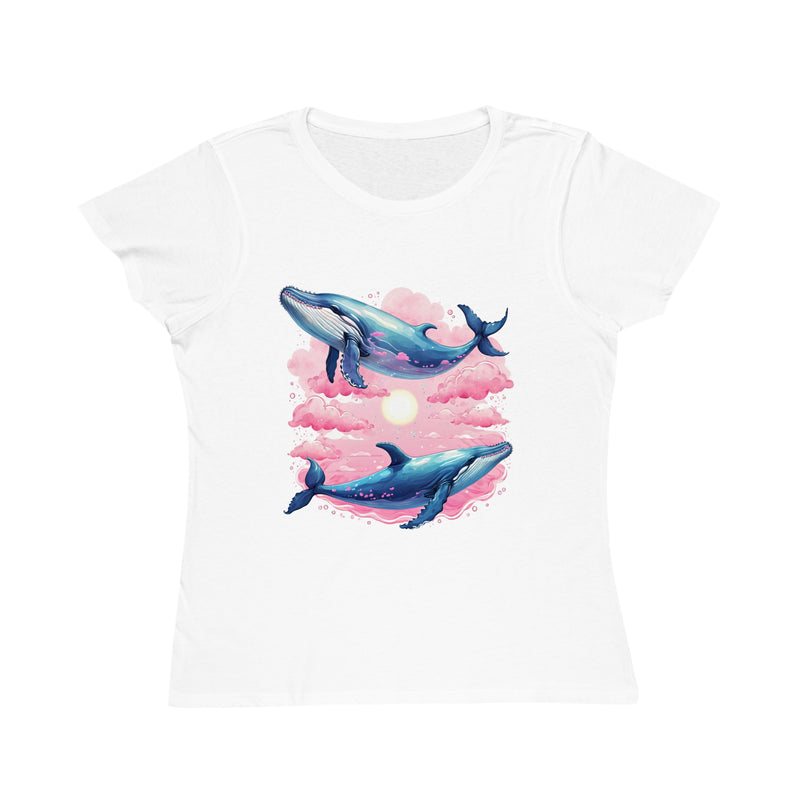 Whale Couple Organic Cotton Classic T-Shirt