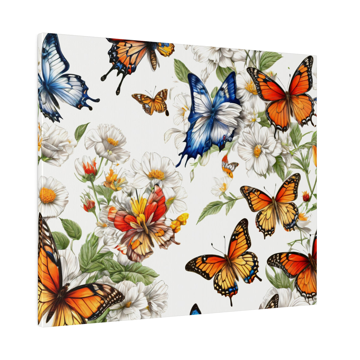 Toile mate Butterfly Prairie, tendue, 0,75"