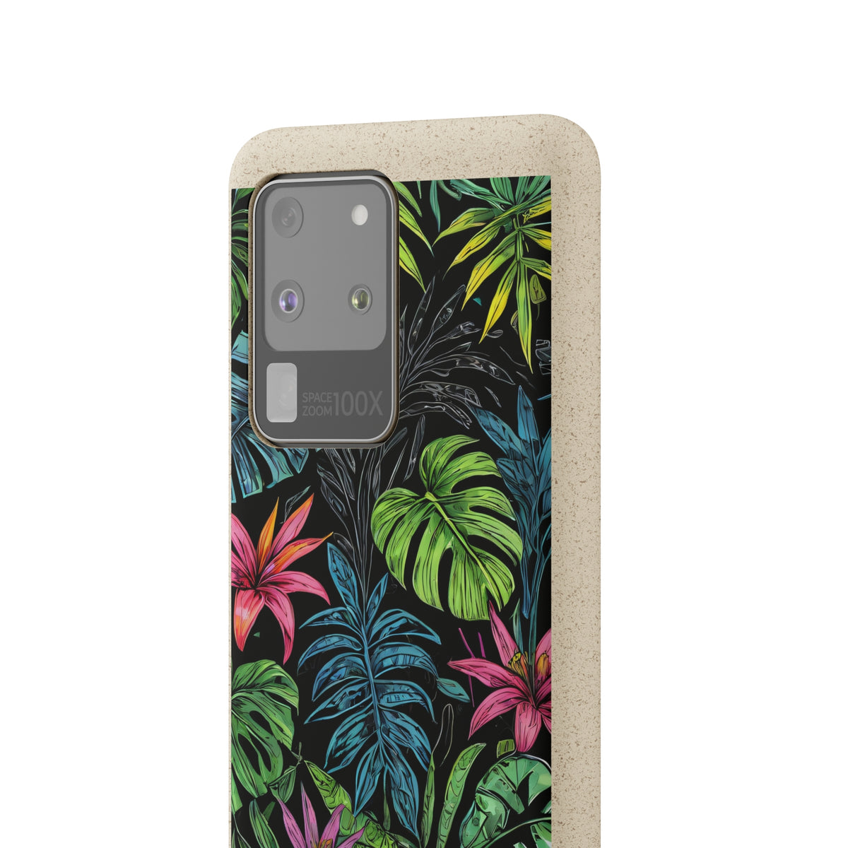 Étui de téléphone biodégradable de forêt tropicale