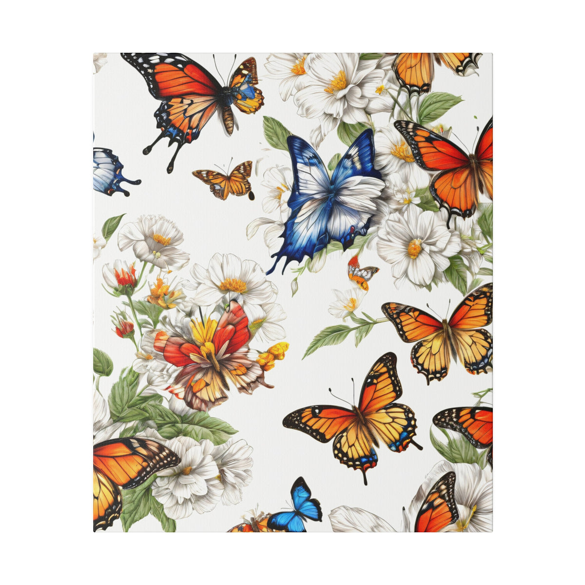 Toile mate Butterfly Prairie, tendue, 0,75"