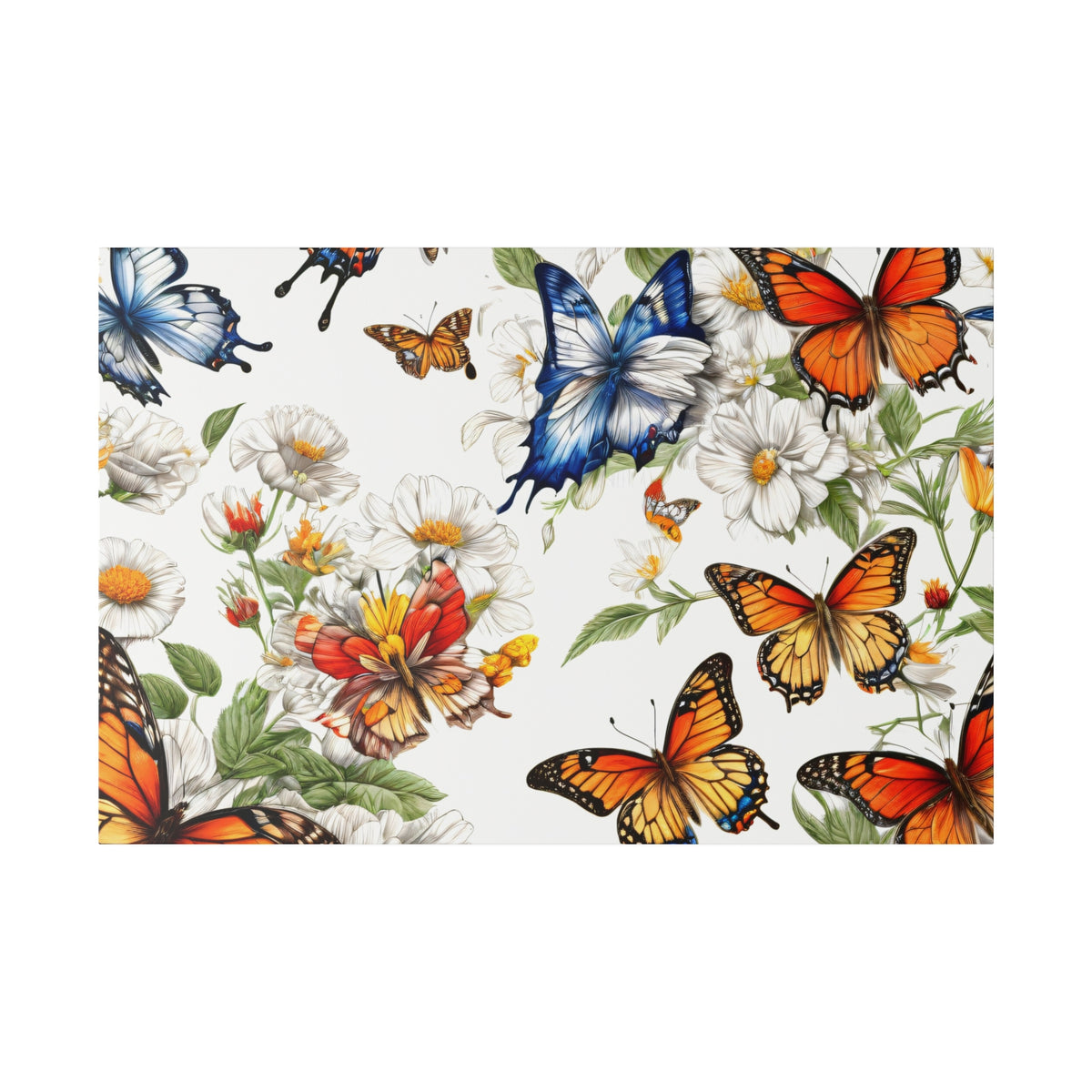 Butterfly Prairie Matte Canvas, Stretched, 0.75"