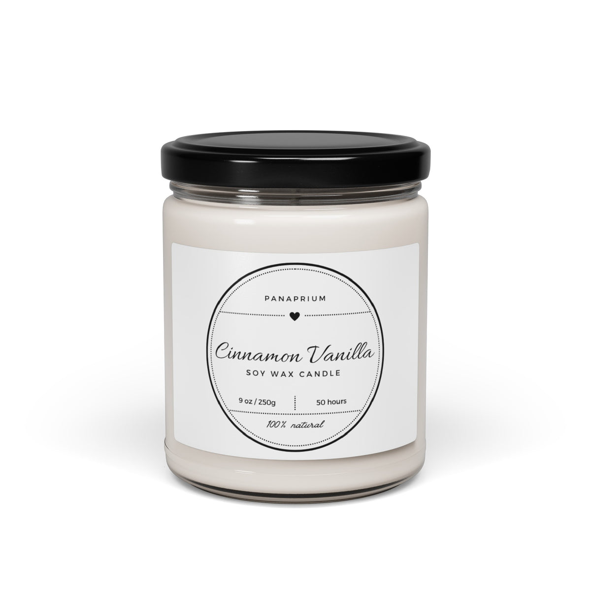 100% Natural Scented Soy Wax Candle, 9oz