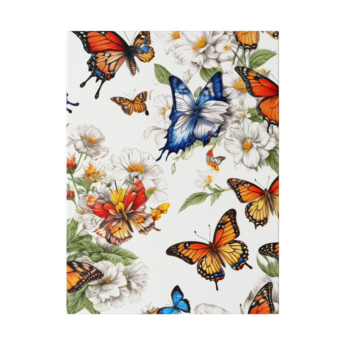 Toile mate Butterfly Prairie, tendue, 0,75"