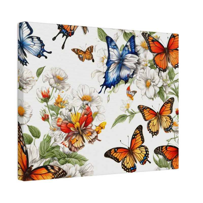 Toile mate Butterfly Prairie, tendue, 0,75"