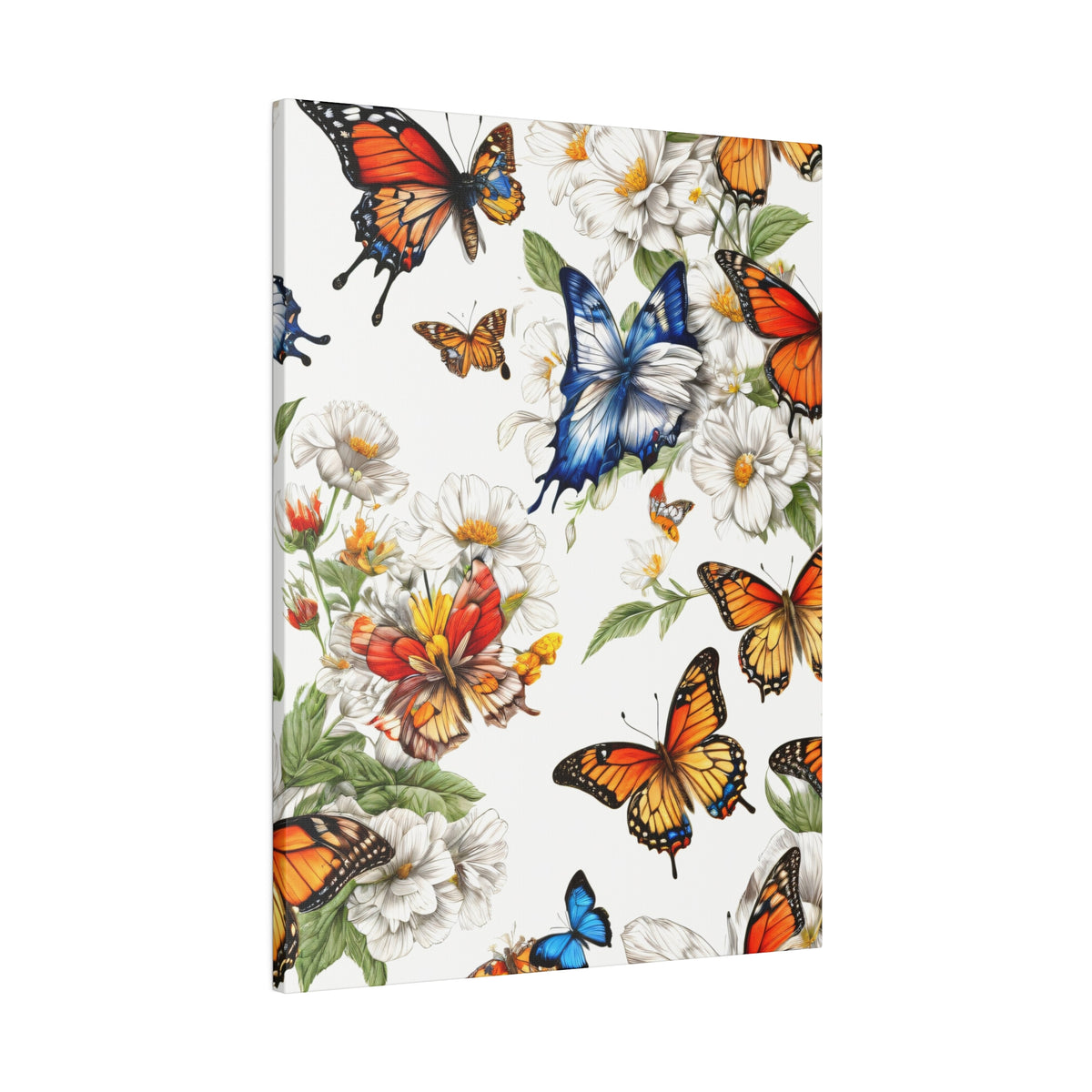 Toile mate Butterfly Prairie, tendue, 0,75"