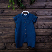 Oversized Organic Cotton Baby Romper