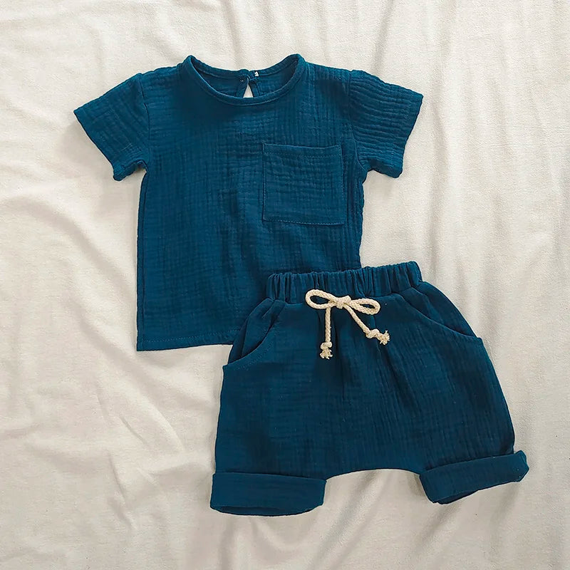 Summer Organic Cotton Baby 2 Pieces Set