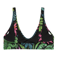 Tropical Forest Recycled Padded Bikini Top