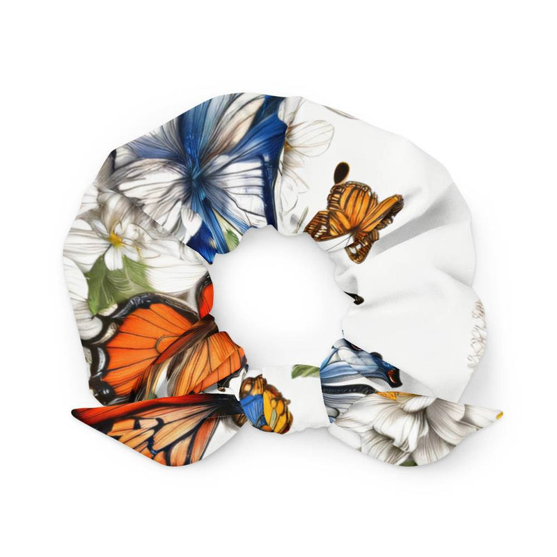 Haargummi aus recyceltem Stoff „Butterfly Prairie“