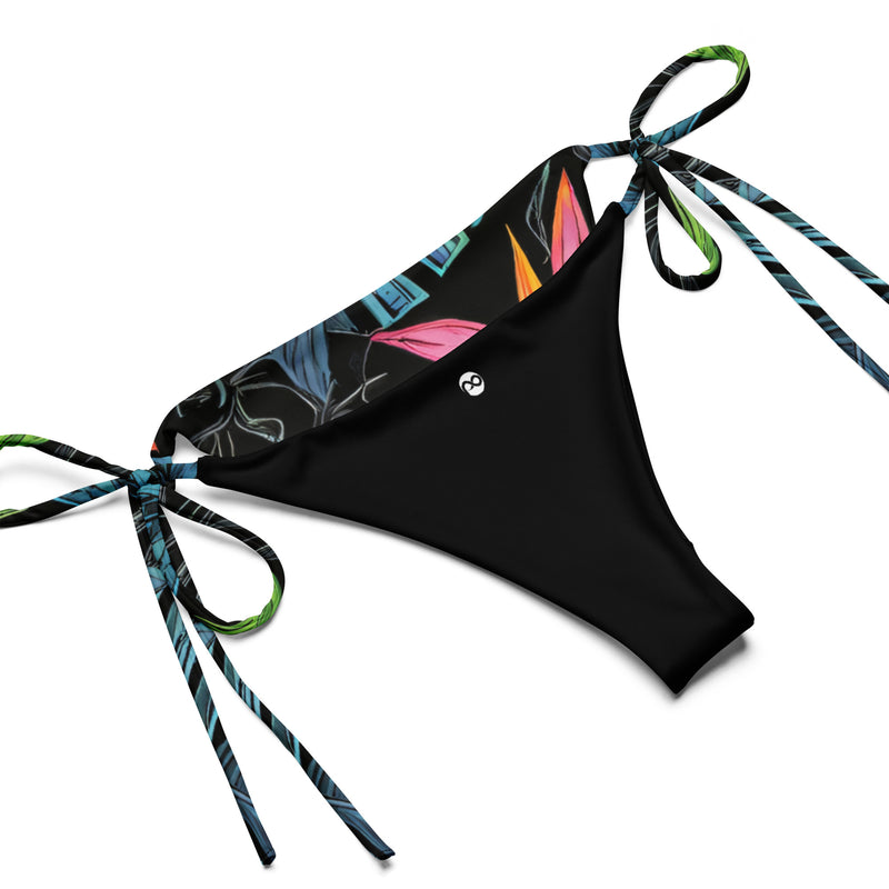 Tropischer Wald Recycelter String-Bikini