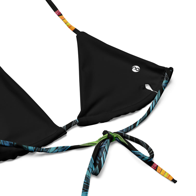 Tropischer Wald Recycelter String-Bikini