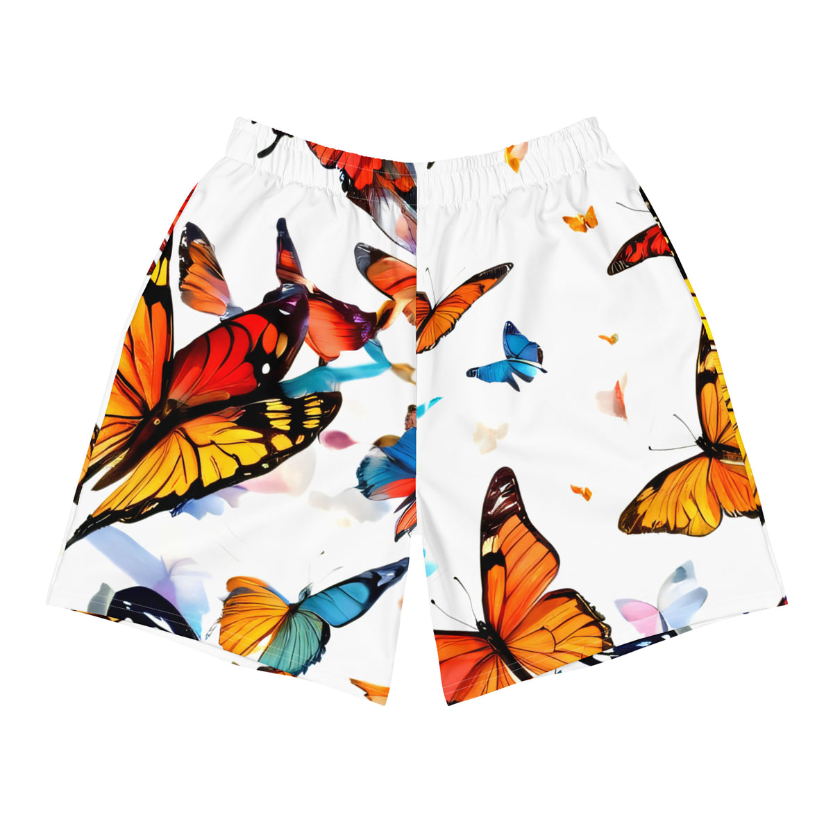 Butterfly Recycled Athletic Long Shorts