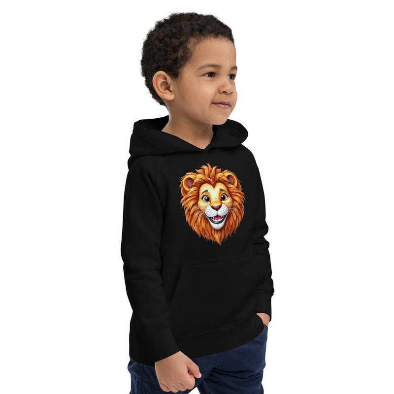 Sweat à capuche enfant Lion en coton biologique