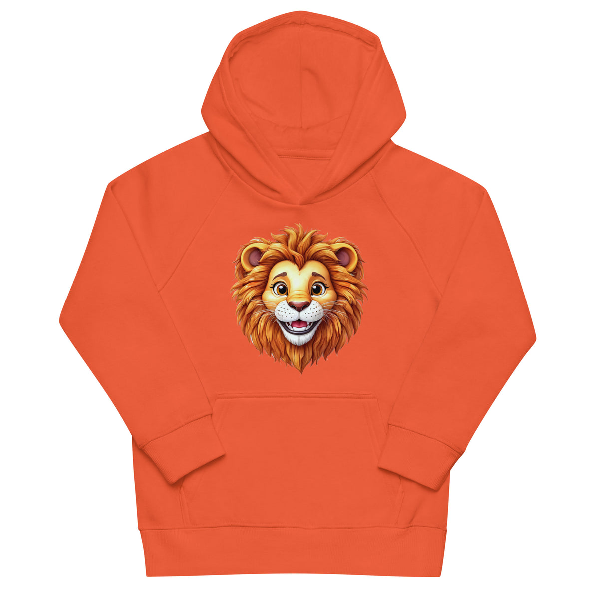 Lion Kinder-Kapuzenpullover aus Bio-Baumwolle