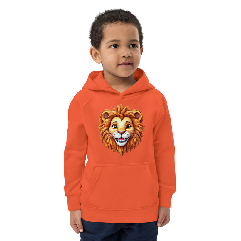 Sweat à capuche enfant Lion en coton biologique