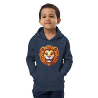 Sweat à capuche enfant Lion en coton biologique