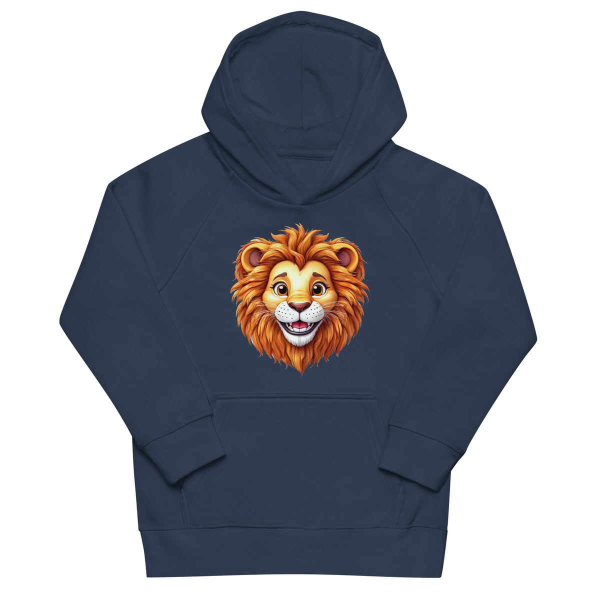 Sweat à capuche enfant Lion en coton biologique