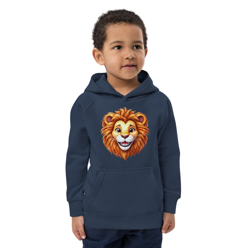 Sweat à capuche enfant Lion en coton biologique