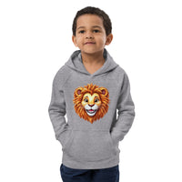 Sweat à capuche enfant Lion en coton biologique