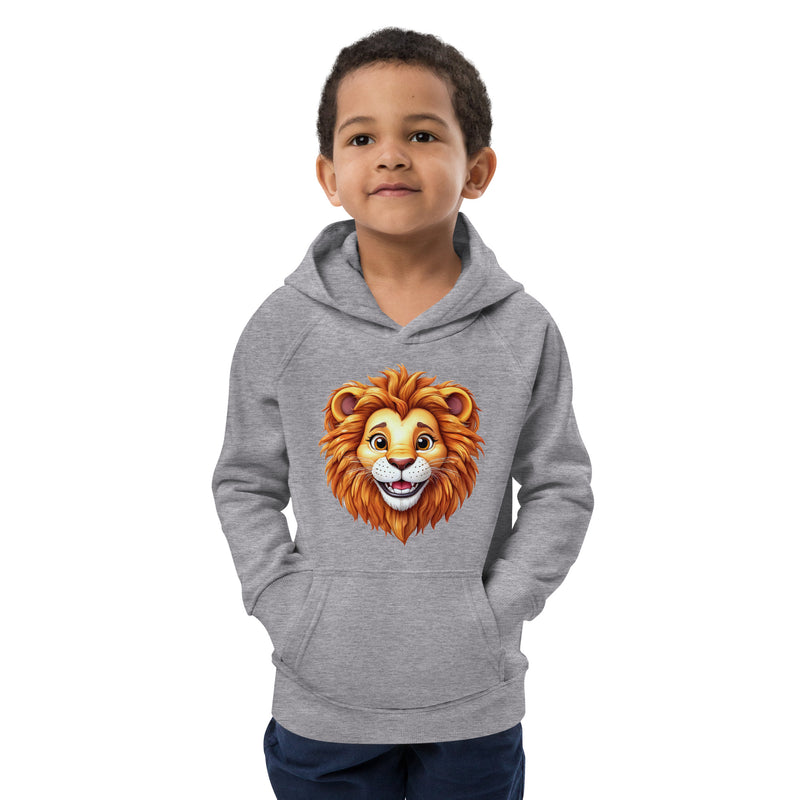 Lion Kinder-Kapuzenpullover aus Bio-Baumwolle