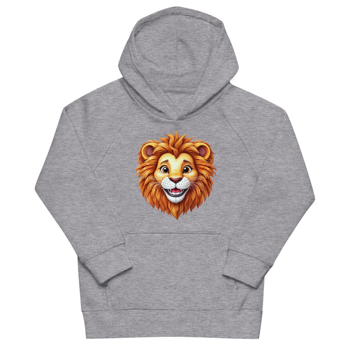 Sweat à capuche enfant Lion en coton biologique