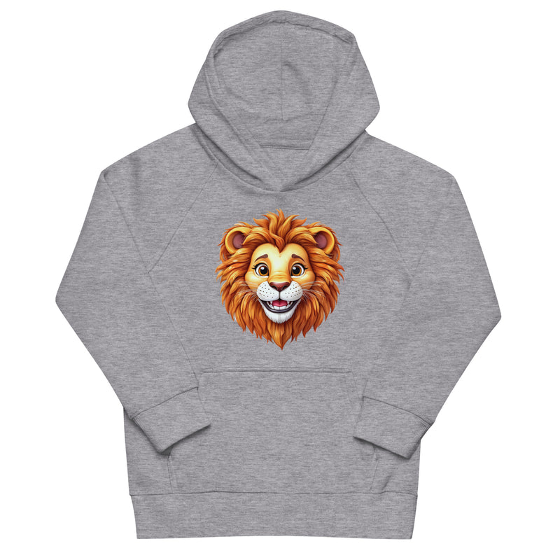 Sweat à capuche enfant Lion en coton biologique