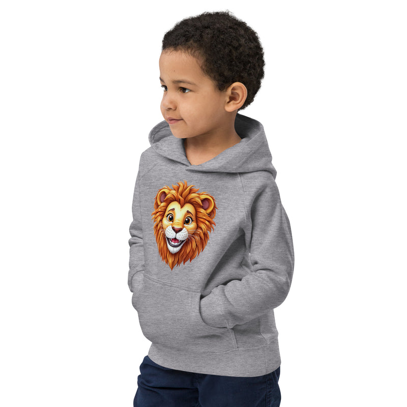 Sweat à capuche enfant Lion en coton biologique