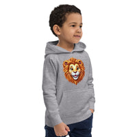 Sweat à capuche enfant Lion en coton biologique