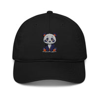 Panda-Baseballkappe aus Bio-Baumwolle