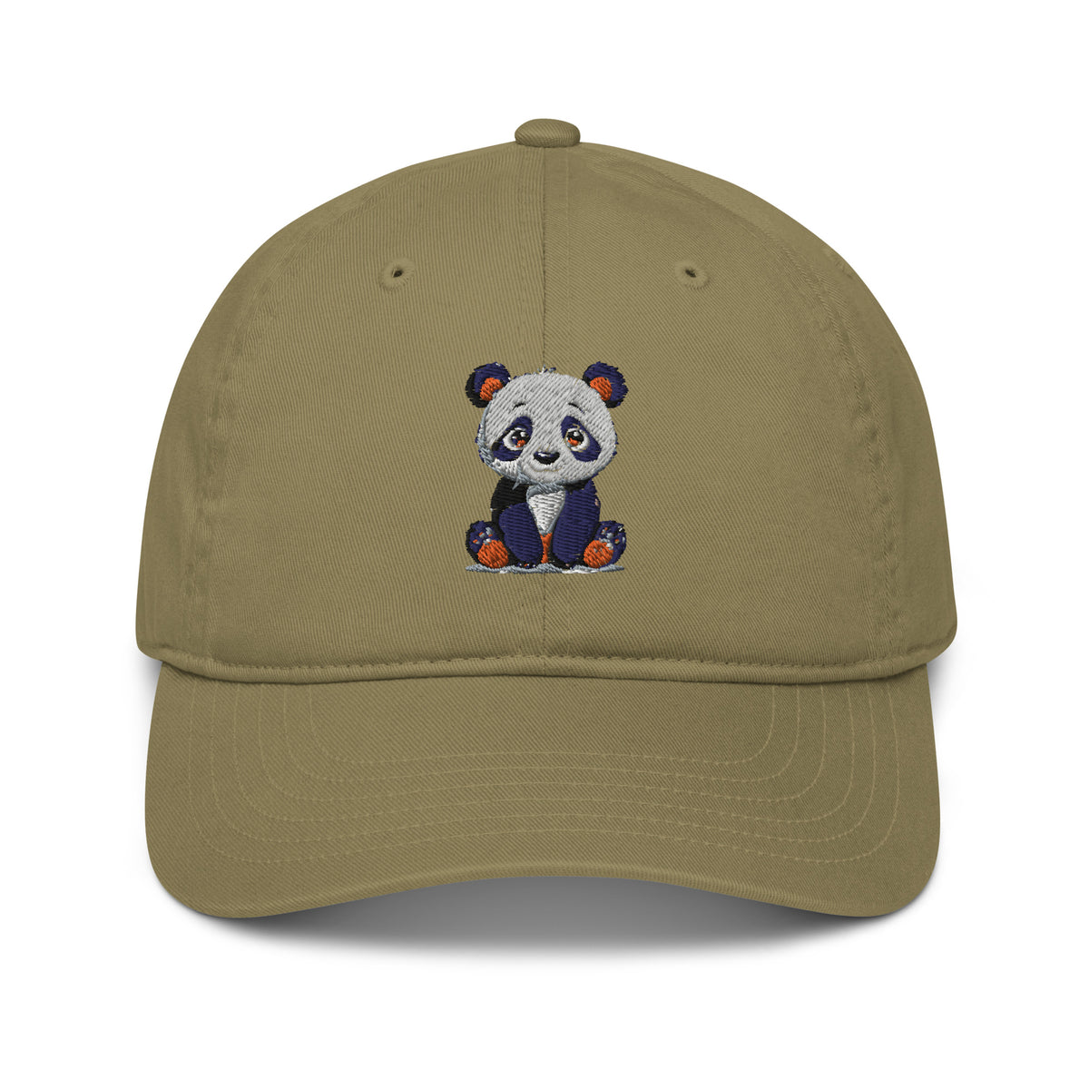 Casquette de baseball Panda en coton biologique