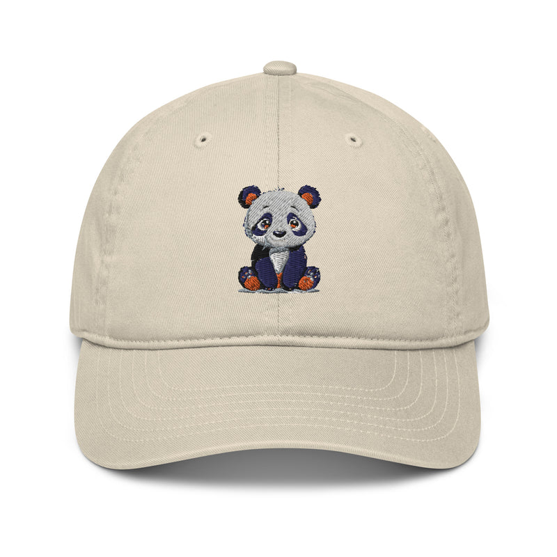 Casquette de baseball Panda en coton biologique