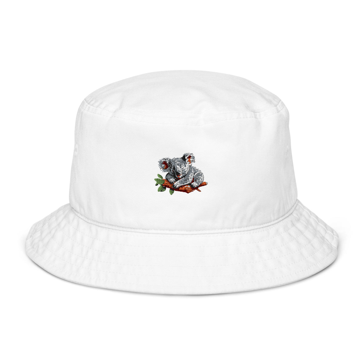 Sleeping Koala Organic Cotton Bucket Hat