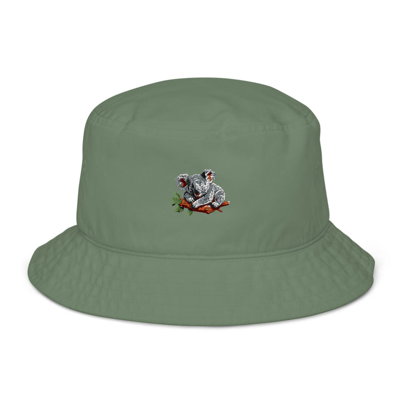 Sleeping Koala Organic Cotton Bucket Hat