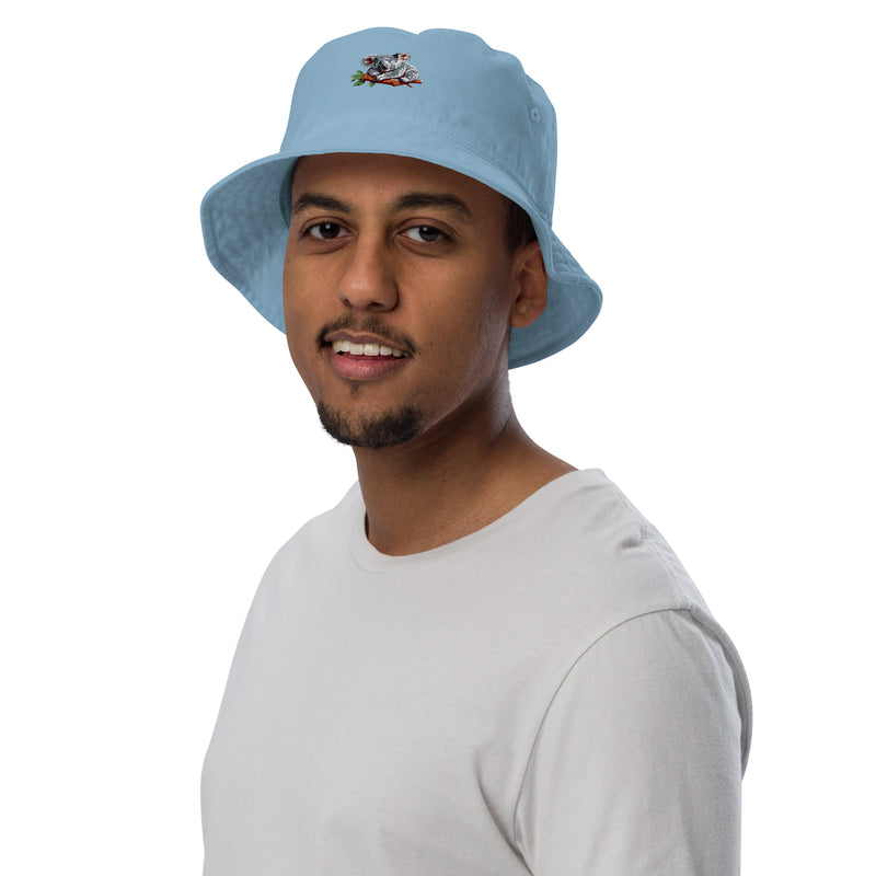 Sleeping Koala Organic Cotton Bucket Hat